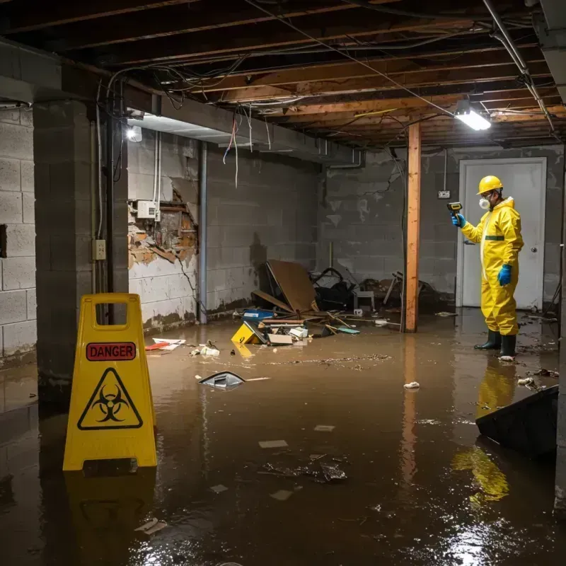 Flooded Basement Electrical Hazard in Rancho Palos Verdes, CA Property